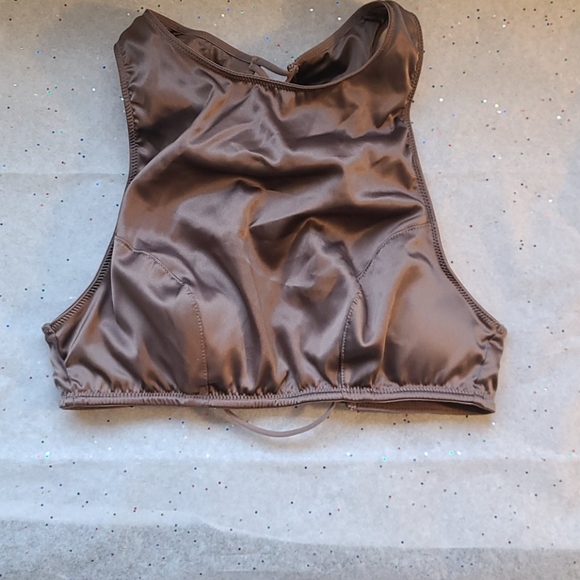 🥳LAST ONE (XS)🥳BUY 1 GET 1 FREE VICTORIA SECRET BROWN SATIN BRA - Picture 2 of 9